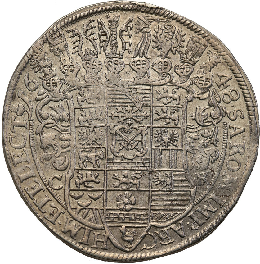 Niemcy, Saksonia. Jan Jerzy I (1615-1656). Talar 1648 CR, Drezno
